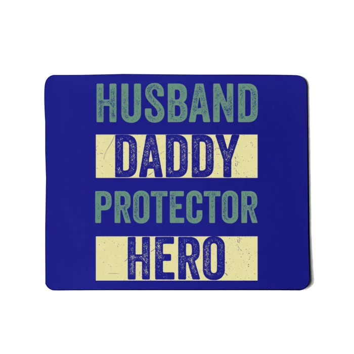 Vintage Dad Gift Husband Daddy Protector Hero Fathers Day Gift Mousepad