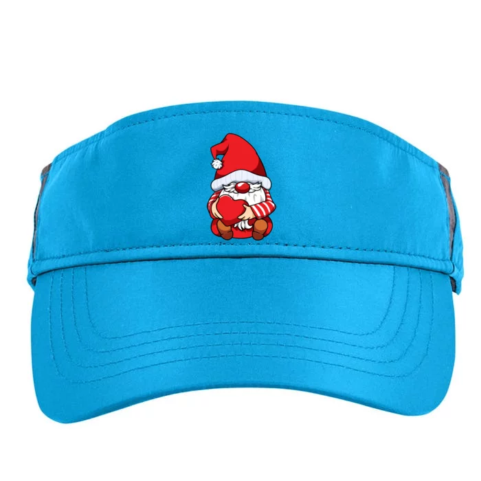 Valentines Day Gnome Love Funny Gift Adult Drive Performance Visor