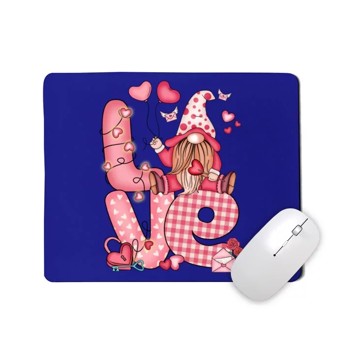 Valentines Day Gnome Love Gnome Gift Mousepad