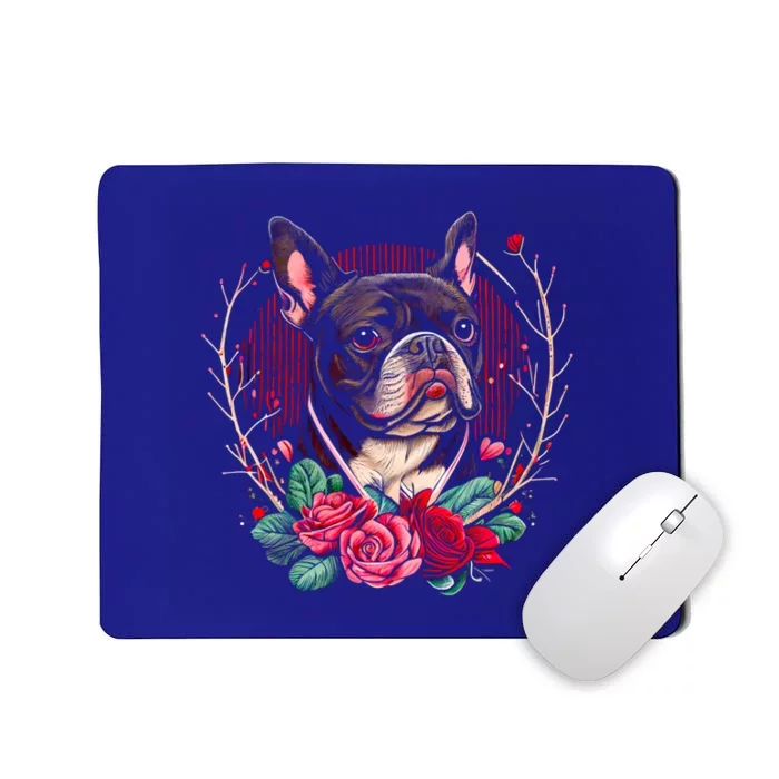 Valentine's Day Gift French Bulldog Dog Valentine Funny Gift Mousepad