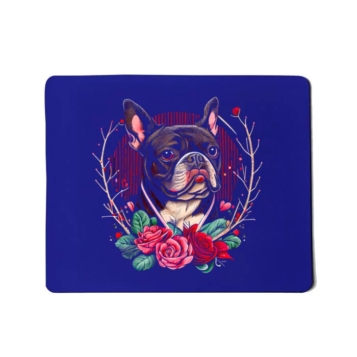 Valentine's Day Gift French Bulldog Dog Valentine Funny Gift Mousepad