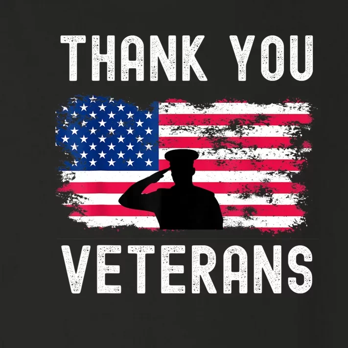 Veterans Day Gifts Thank You Veterans Toddler Long Sleeve Shirt