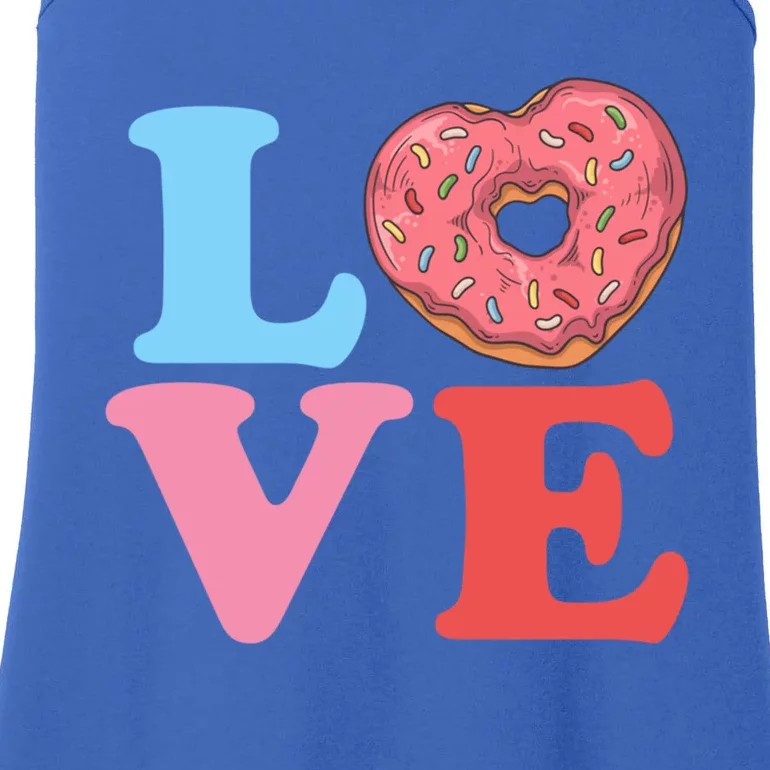 Valentines Day Gift Love Donuts Cute Heart Gift Gift Ladies Essential Tank