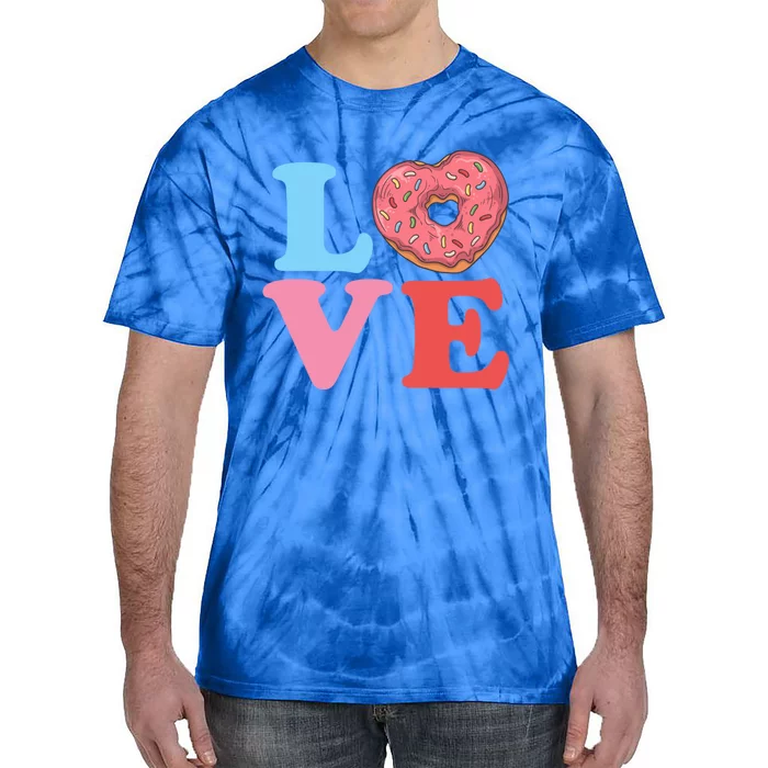 Valentines Day Gift Love Donuts Cute Heart Gift Gift Tie-Dye T-Shirt