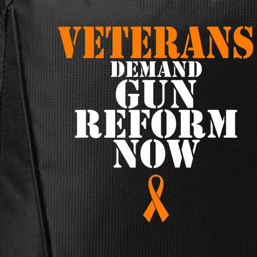 Veterans Demand Gun Reform Now Anti Gun Violence City Backpack