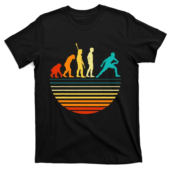 Vintage Disc Golf Player Design I Evolution Retro T-Shirt