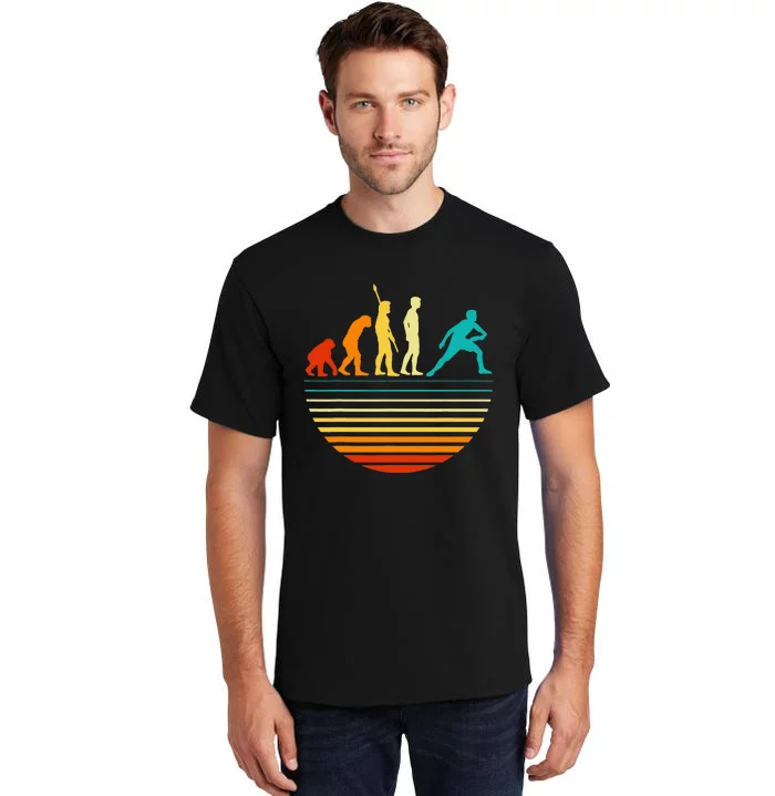 Vintage Disc Golf Player Design I Evolution Retro Tall T-Shirt