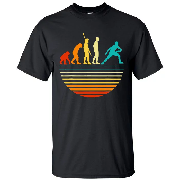 Vintage Disc Golf Player Design I Evolution Retro Tall T-Shirt