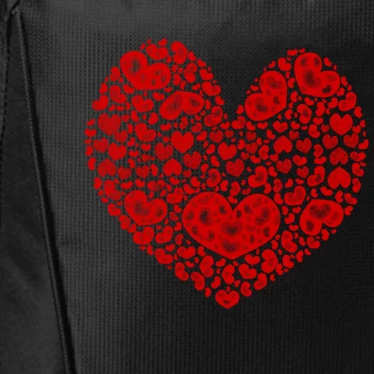 Valentines Day Gift Red Hearts Cute Vcute Giftday Love Couple Gift City Backpack