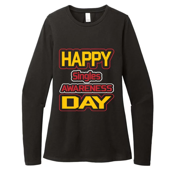 Valentine's Day Great Gift Happy Singles Awareness Day Gift Womens CVC Long Sleeve Shirt