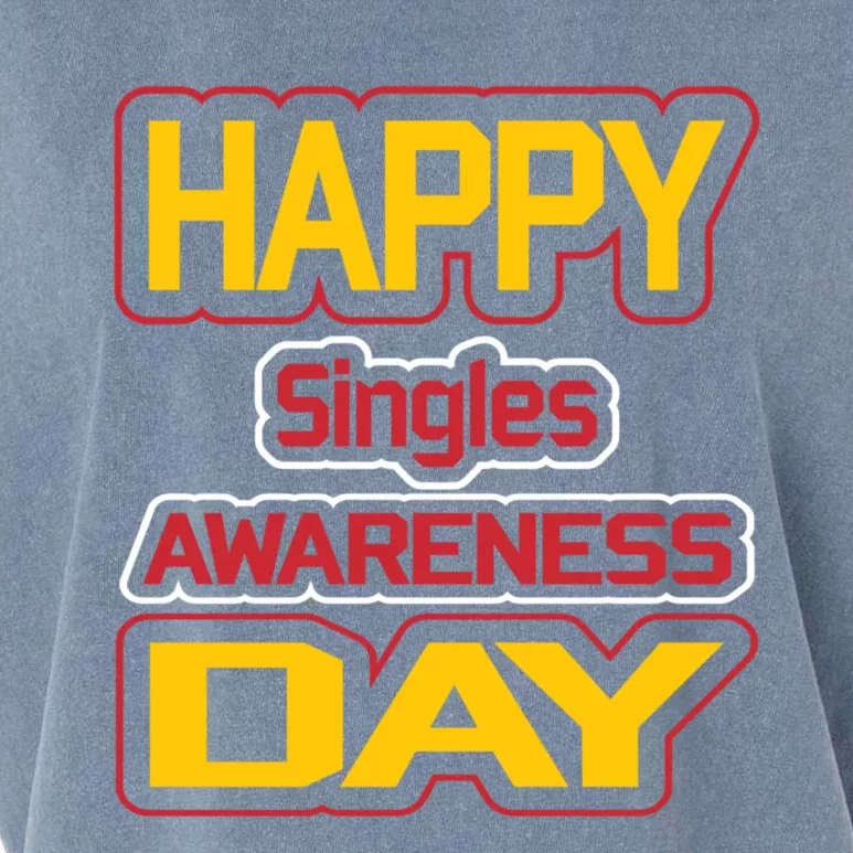 Valentine's Day Great Gift Happy Singles Awareness Day Gift Garment-Dyed Women's Muscle Tee