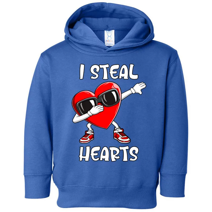 Valentines Day Gift Love Dabbing Heart Gift Toddler Hoodie