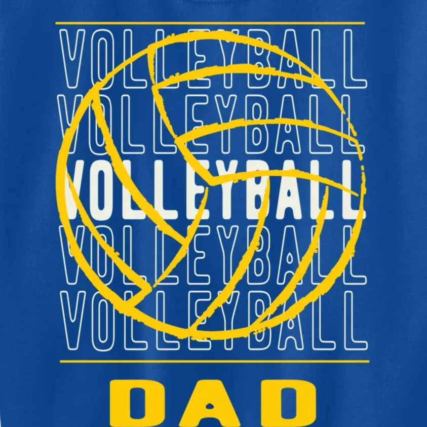 Volleyball Dad Great Gift Kids Sweatshirt