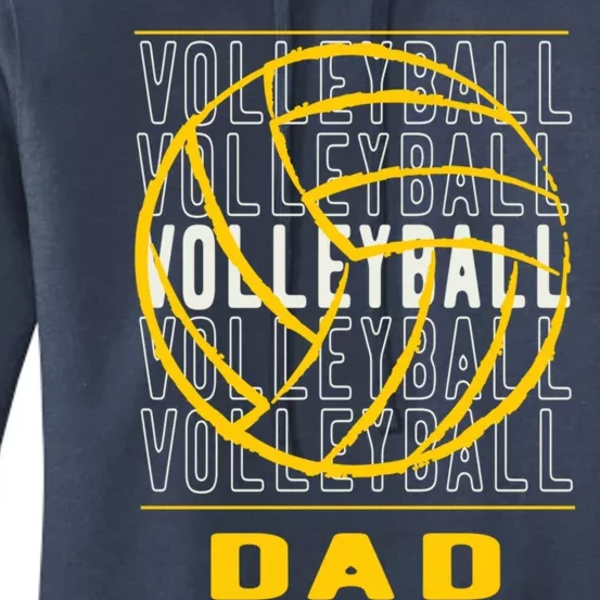 Volleyball Dad Great Gift Women's Pullover Hoodie