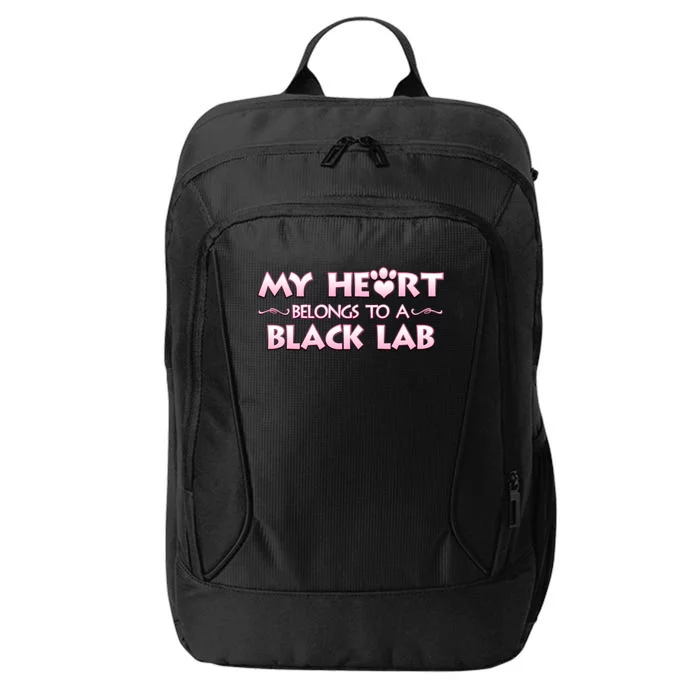 Valentine's Day Gift For Black Labrador Dog Lovers And Owners Meaningful Gift City Backpack