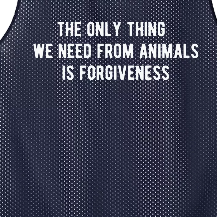 Vegan Design Gift For Animal Rights And Meatless Veganism Mesh Reversible Basketball Jersey Tank