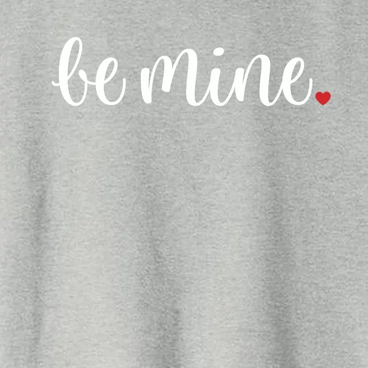 Valentines Day Great Gift Be Mine Heart Gift Women's Crop Top Tee