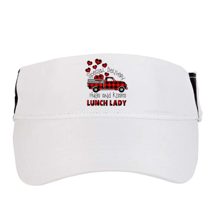 Valentine's Day Greeting Special Delivery Hugs Kisses Love Adult Drive Performance Visor