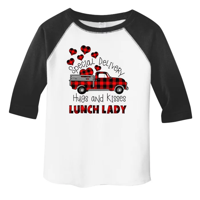 Valentine's Day Greeting Special Delivery Hugs Kisses Love Toddler Fine Jersey T-Shirt