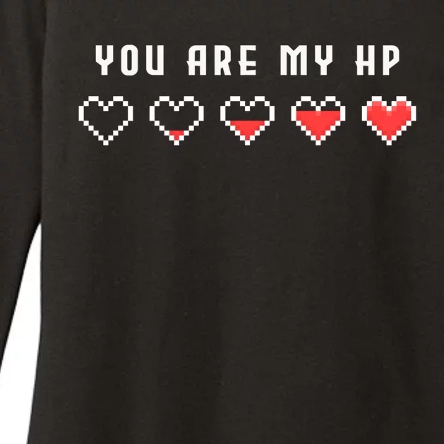 Valentine's Day Gamer Gift Video Games Nerdy Gift Matching Gift Womens CVC Long Sleeve Shirt