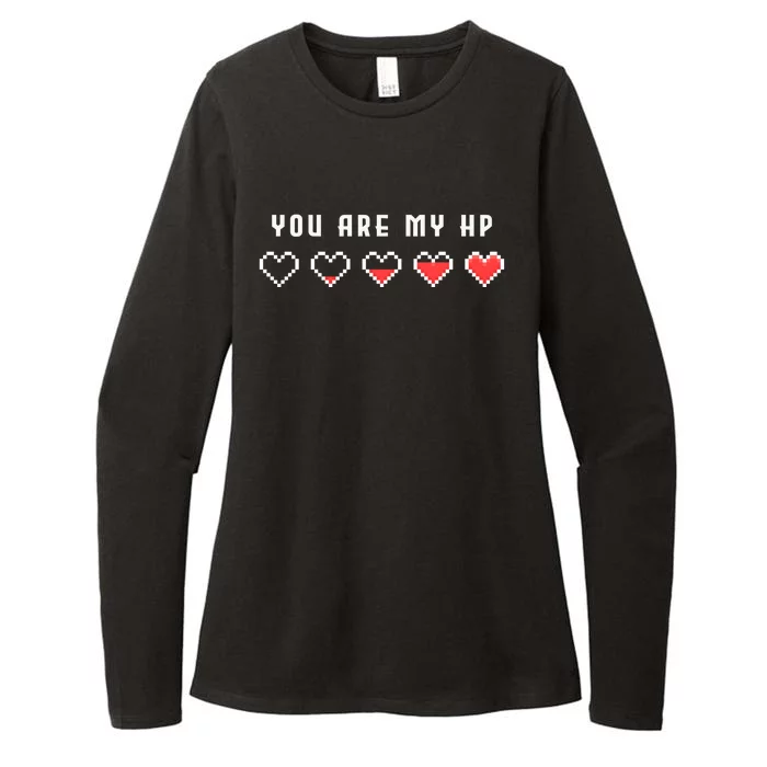 Valentine's Day Gamer Gift Video Games Nerdy Gift Matching Gift Womens CVC Long Sleeve Shirt