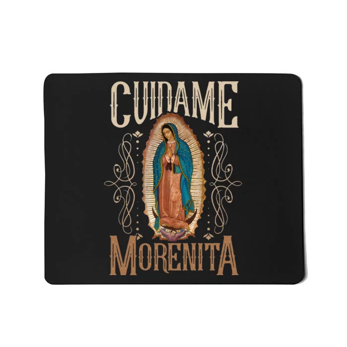 Virgen De Guadalupe. Cuídame Morenita Vintage Design Mousepad