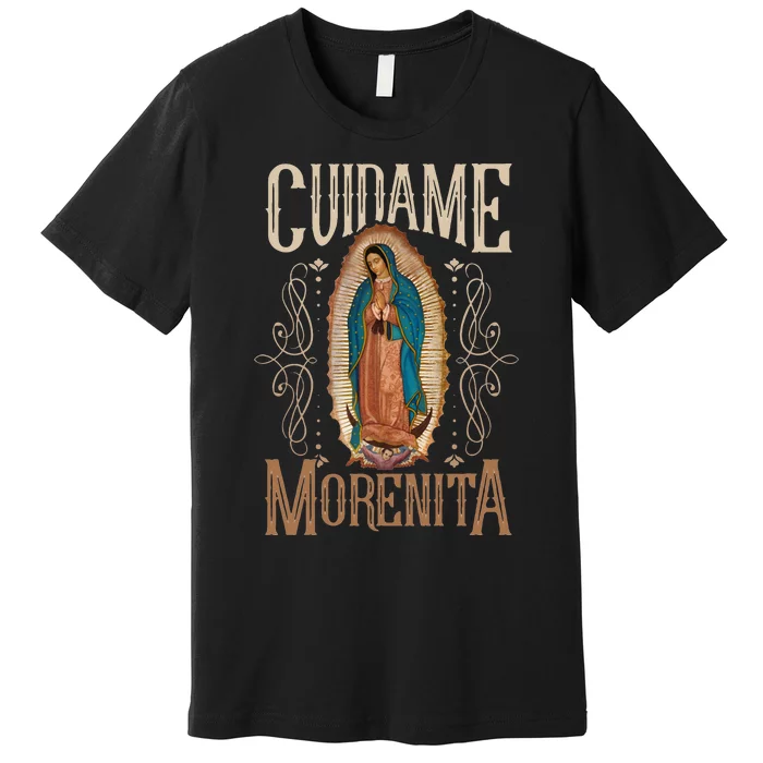 Virgen De Guadalupe. Cuídame Morenita Vintage Design Premium T-Shirt