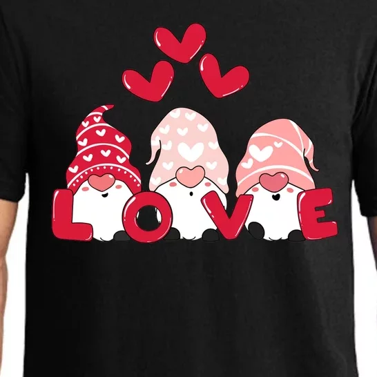 Valentines Day Gnomes Pajama Set