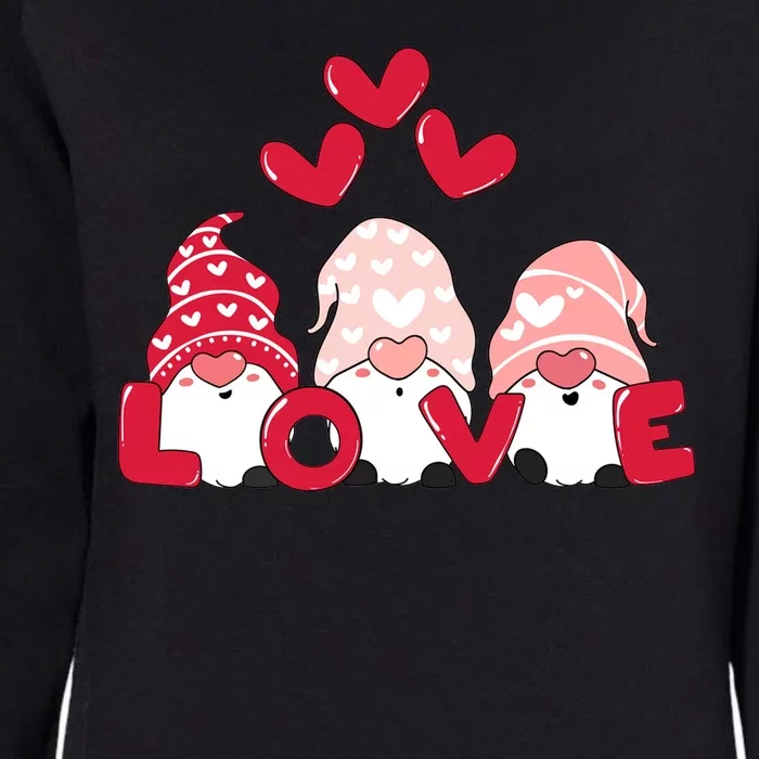 Valentines Day Gnomes Womens California Wash Sweatshirt