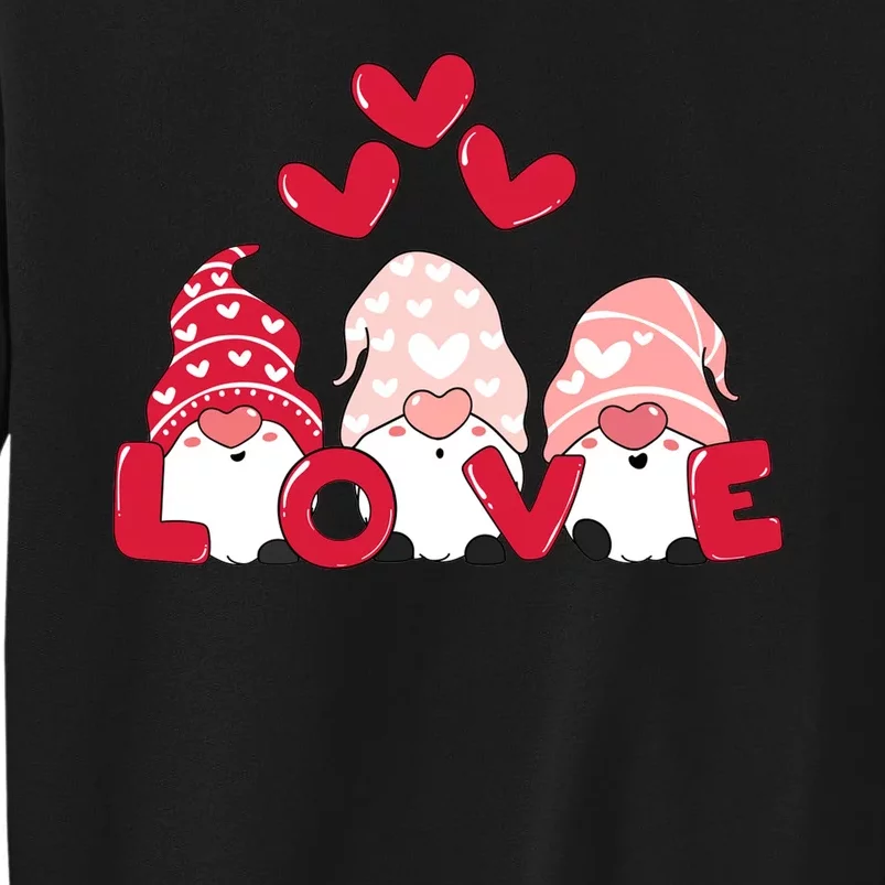 Valentines Day Gnomes Tall Sweatshirt