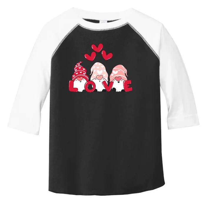 Valentines Day Gnomes Toddler Fine Jersey T-Shirt