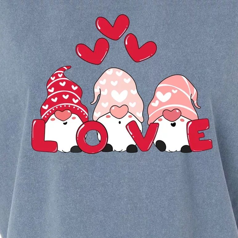 Valentines Day Gnomes Garment-Dyed Women's Muscle Tee