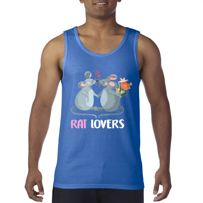 Valentine Day Gift Funny Rat Gift For Rat Lovers Gift Tank Top