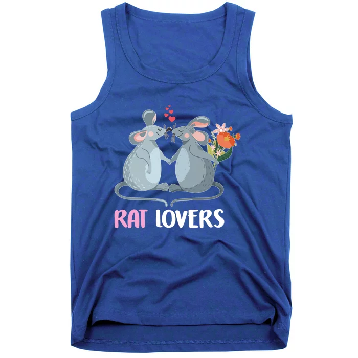 Valentine Day Gift Funny Rat Gift For Rat Lovers Gift Tank Top