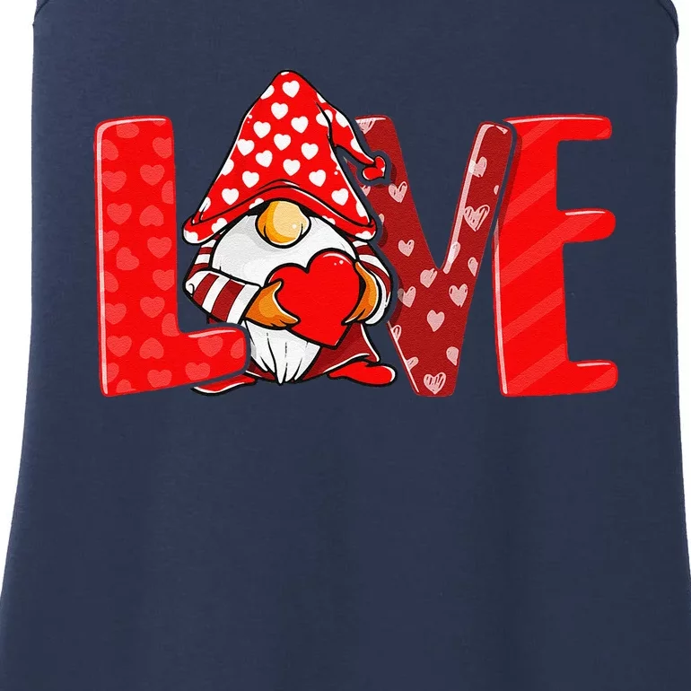 Valentines Day Gnome Love Funnys Love Ladies Essential Tank