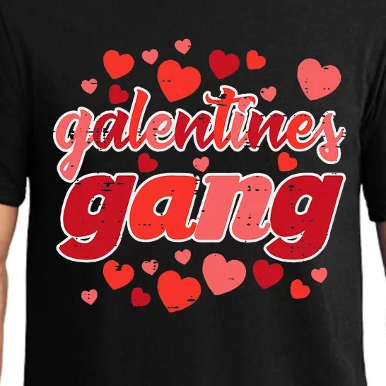 Valentines Day Galentines Gang Funny Valentine Pajama Set