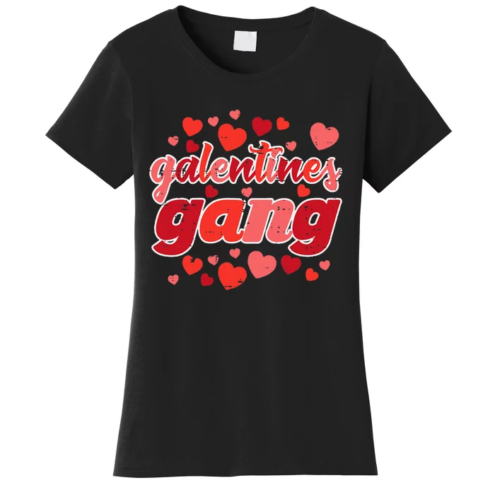 Valentines Day Galentines Gang Funny Valentine Women's T-Shirt