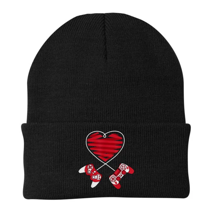 Valentines Day Gamer Shirt Controller Kids Boys Valentine Knit Cap Winter Beanie