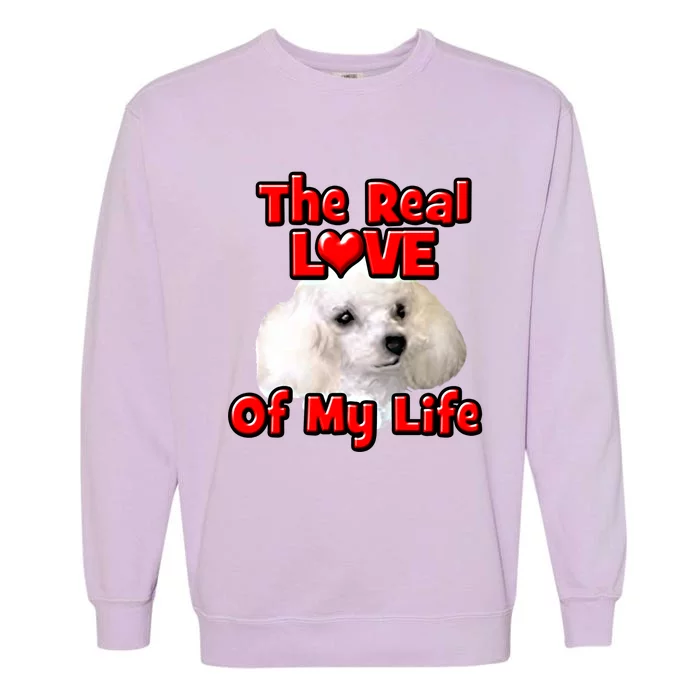 Valentine's Day Gift For Poodle Dog Lovers And Owners Cool Gift Garment-Dyed Sweatshirt