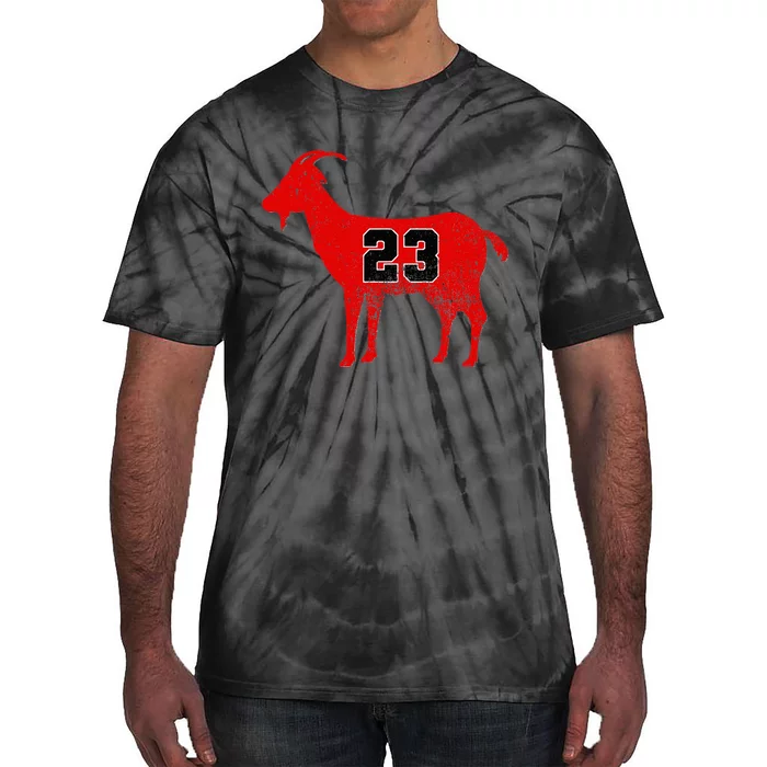 Vintage Distressed GOAT 23 Apparel Short Sleeve Tie-Dye T-Shirt