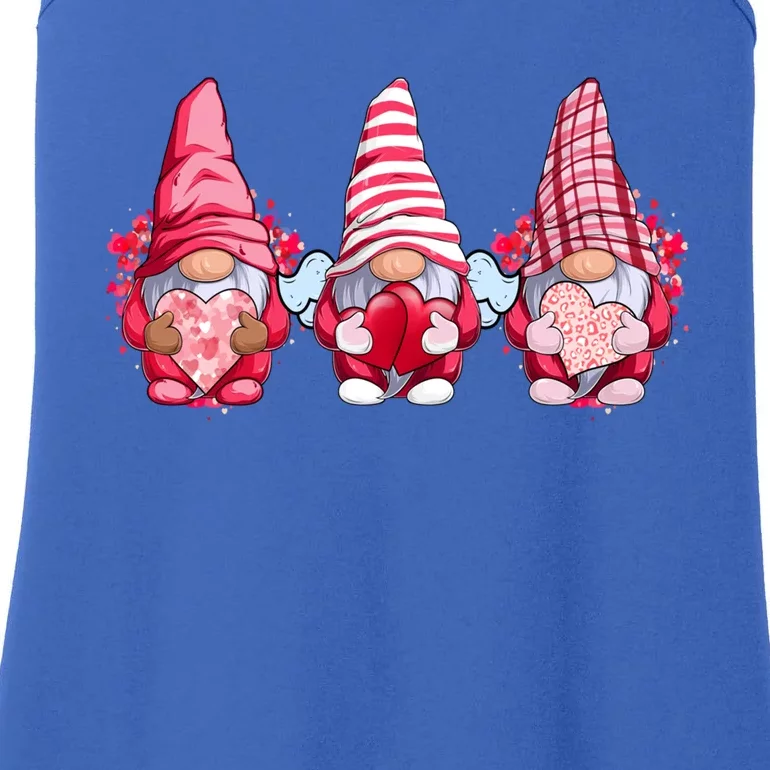 Valentines Day Gnome Heart Love Cute Tree Gnomes Great Gift Ladies Essential Tank