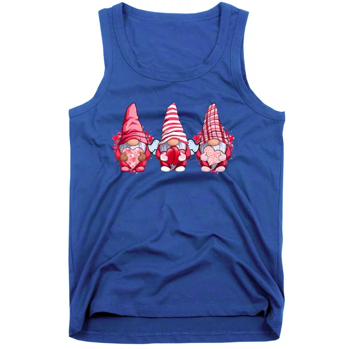 Valentines Day Gnome Heart Love Cute Tree Gnomes Great Gift Tank Top