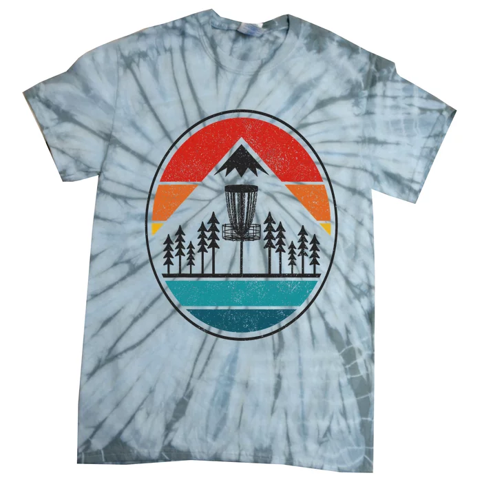 Vintage Disc Golf Frolf Retro Frisbee Disc Golfer Tie-Dye T-Shirt