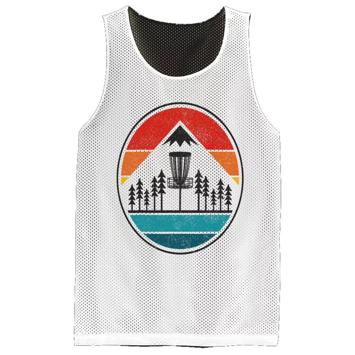 Vintage Disc Golf Frolf Retro Frisbee Disc Golfer Mesh Reversible Basketball Jersey Tank