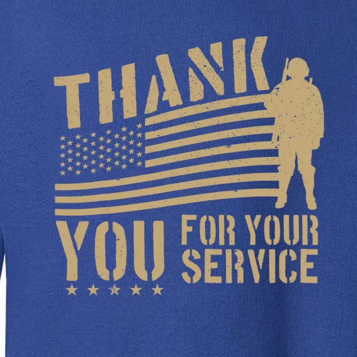 Veterans Day Gift Thank You Veterans Usa Flag Memorial Day Gift Toddler Sweatshirt