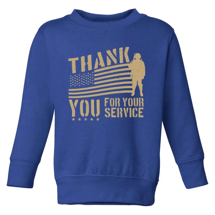 Veterans Day Gift Thank You Veterans Usa Flag Memorial Day Gift Toddler Sweatshirt