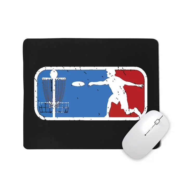 Vintage Disc Golf Graphic Basket Gifts Ultimate Frisbee Mousepad