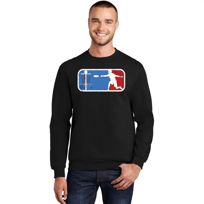 Vintage Disc Golf Graphic Basket Gifts Ultimate Frisbee Tall Sweatshirt