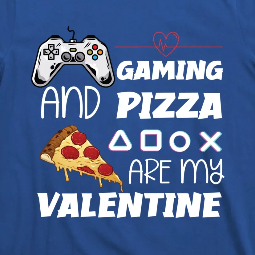 Valentines Day Gamer Funny Pizza Lover Valentine Pizza Funny Gift T-Shirt