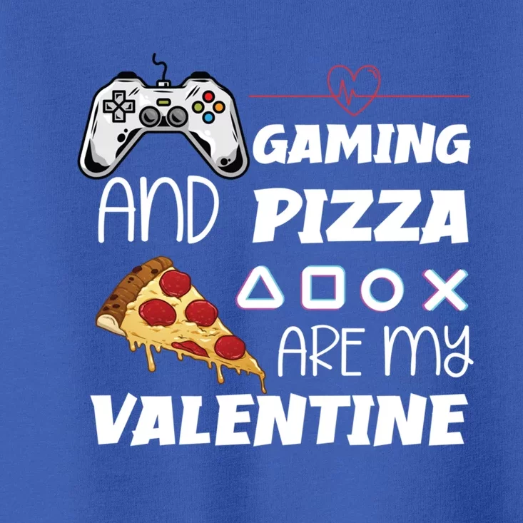 Valentines Day Gamer Funny Pizza Lover Valentine Pizza Funny Gift Toddler T-Shirt